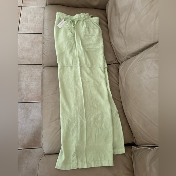 Anthropologie Pilcro Linen Beach Cargo Pants - Picture 16 of 17